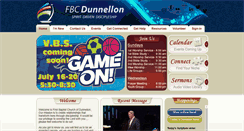 Desktop Screenshot of fbcdunnellon.com